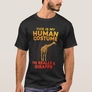 Cool Giraffe Art for Men Women Kids Toddler Giraff T-Shirt