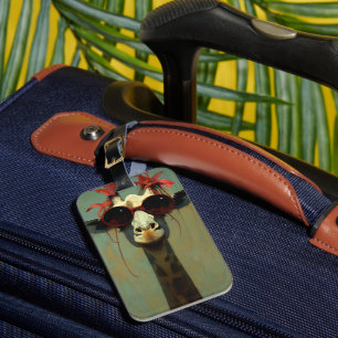 Cool Giraffe Luggage Tag