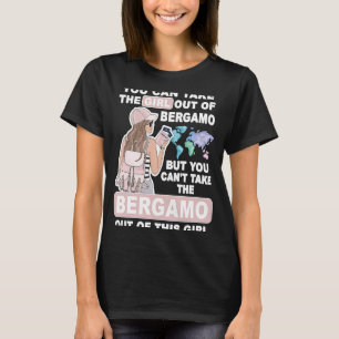 Cool Girl from Bergamo City Proud Bergamo Girl T-Shirt