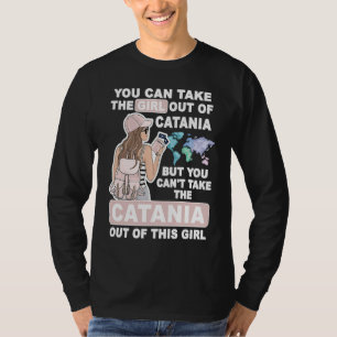 Cool Girl from Catania City  Proud Catania Girl T-Shirt