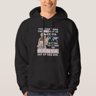Cool Girl from Kenya  Proud Kenya Girl Hoodie