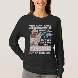 Cool Girl from Mongolia Proud Mongolia Girl T-Shirt