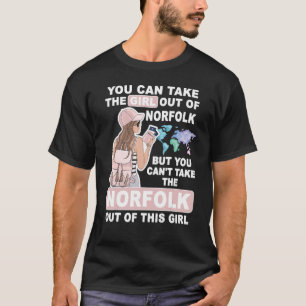 Cool Girl from Norfolk City Proud Norfolk Girl T-Shirt