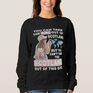 Cool Girl from Scotland  Proud Scotland Girl Sweatshirt