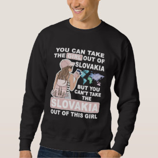 Cool Girl from Slovakia Proud Slovakia Girl Sweatshirt