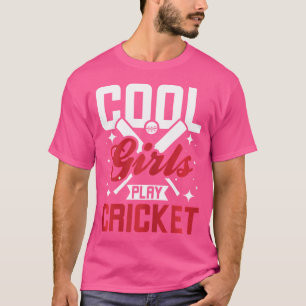 Cool Girls Play Cricket T-Shirt