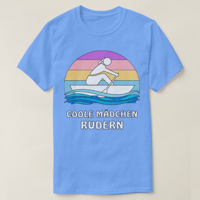 COOL GIRLS ROWING T-Shirt (Design Front)