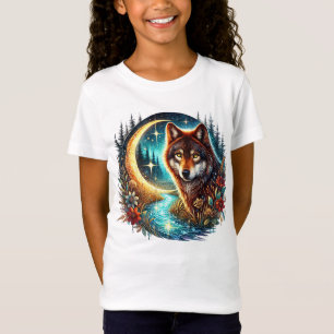 Cool girls wolf lovers T-Shirt
