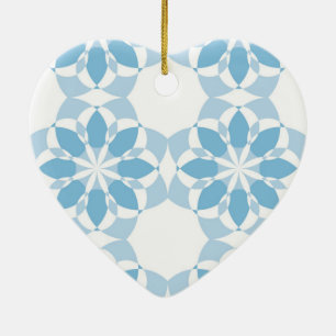 Cool, girly, modern, trendy unique flower abstract ceramic tree decoration