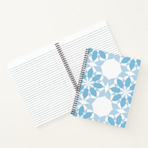 Cool, girly, modern, trendy unique flower abstract notebook