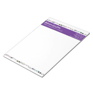 Cool Glasses and Contacts Eye Care Specialist Notepad