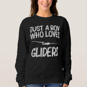 Cool Glider Art For Boys Kids Skydiving Air Glidin Sweatshirt