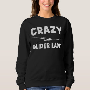 Cool Glider Art For Women Mum Skydiving Air Glidin Sweatshirt