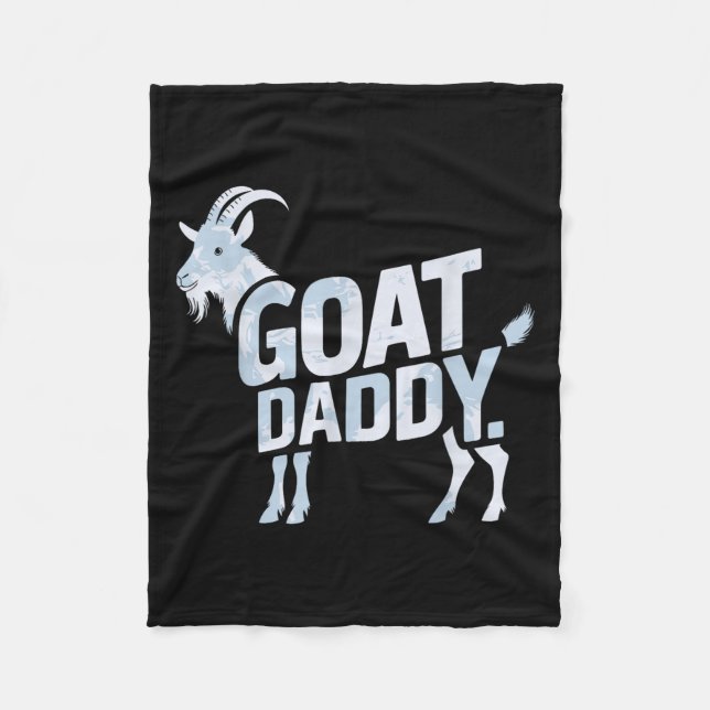 Cool Goat Design For Men Boys Pygmy Goat Lover Goa Fleece Blanket (Front)