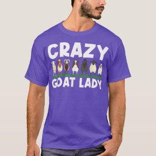 Cool Goat Design For Women Mum Domestic Goat Farm T-Shirt