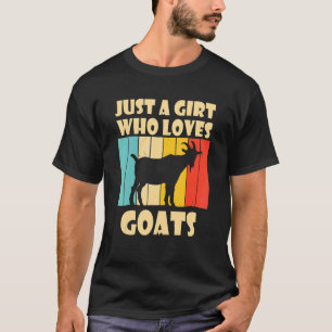 Cool Goat Farm Animal Goats  Retro Vintage The Goa T-Shirt