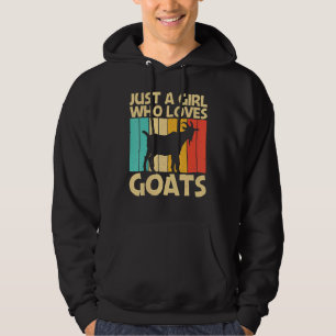 Cool Goat For Girls Women Goat Farmer Farming Hoodie