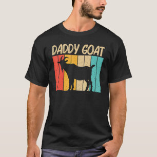 Cool Goat For Men Boys Dad Goat Farmer Farming   T-Shirt