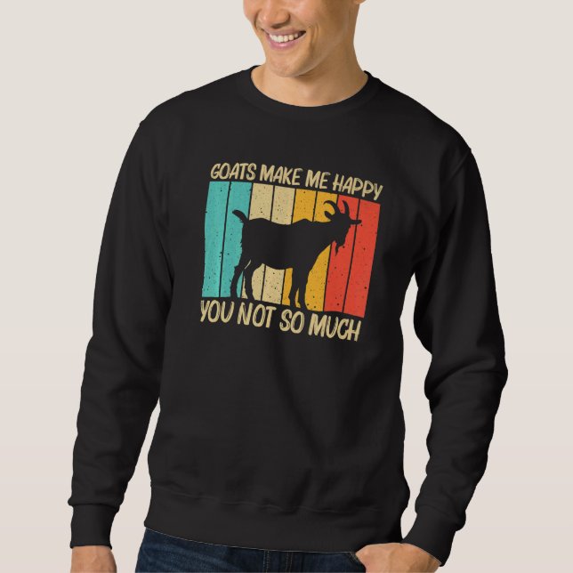 Cool Goat For Men Women Goat Farmer Farming Sweatshirt (Front)