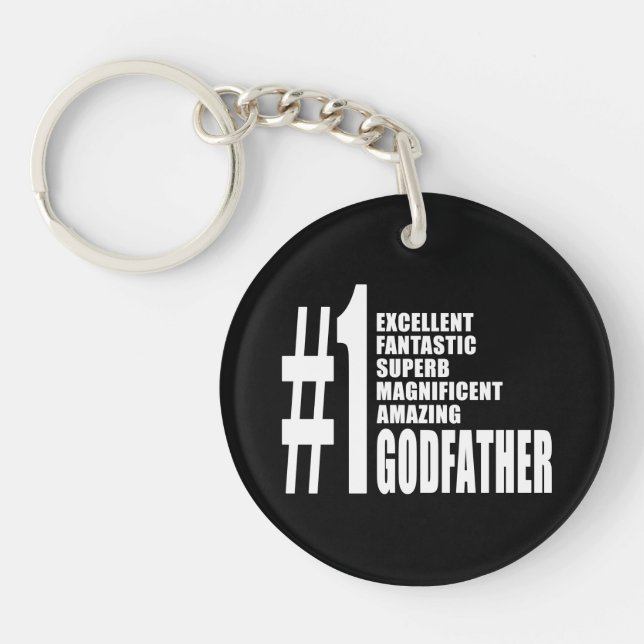 Cool Godfathers : Number One Godfather Key Ring (Front)