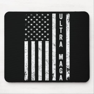 Cool Going Out Made In USA Black American Flag Ult Mouse Pad
