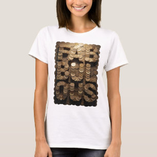Cool Gold FABULOUS Graphic Design T-Shirt