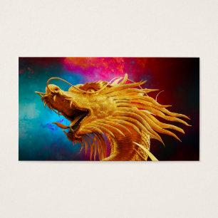 Cool Golden Dragon colourful Thailand background