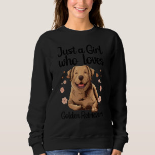 Cool Golden Retriever For Women Girls Puppy Dog O Sweatshirt