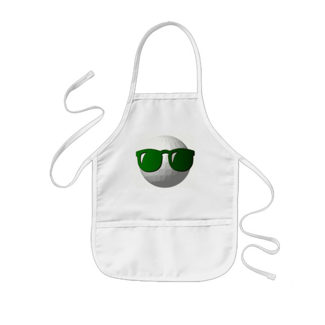 Cool Golf Ball Design Apron (Front)