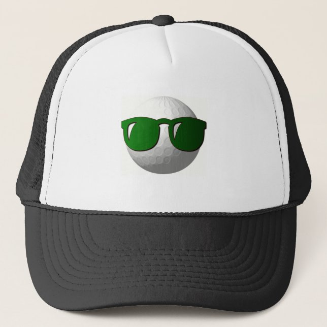 Cool Golf Ball Design Baseball Hat (Front)