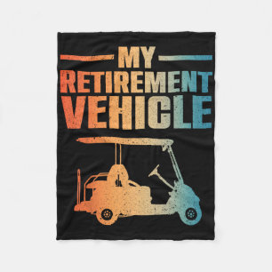 Cool Golf Cart Design For Men Women Golfer Golf Ca Fleece Blanket