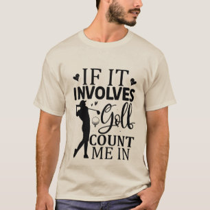Cool Golf word art sports T-Shirt