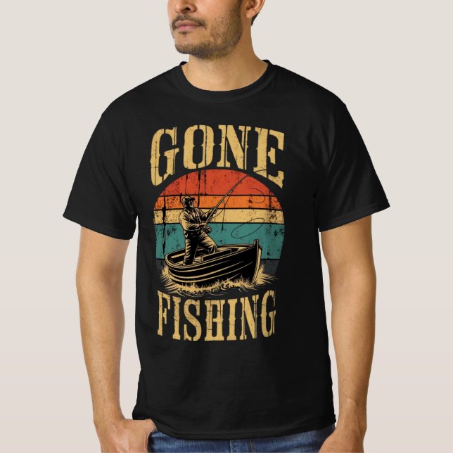 Cool gone fishing T-Shirt (Front)