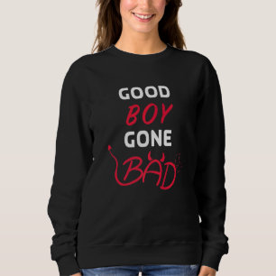 Cool Good Boy Gone Bad Txt Love Heart Story Women Sweatshirt