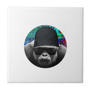 Cool Gorilla Ceramic Tile