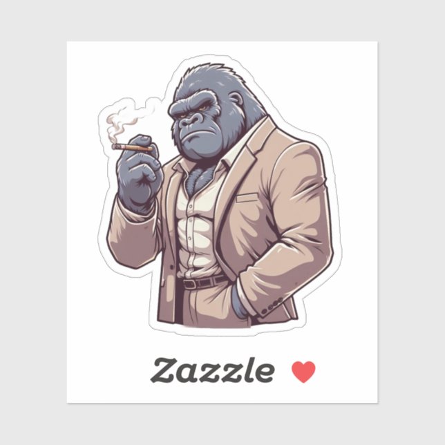 cool gorilla,charismatic animals (Sheet)