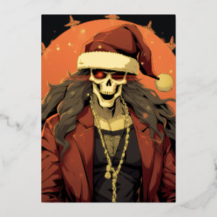 Cool Goth Punk Skull Anime Santa Demon