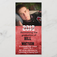 Cool Graduation Announcement