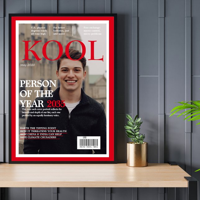 Cool Graduation Fake Magazine Cover Photo Poster (Creator Uploaded)