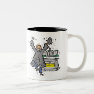 Cool Graduation T Shirts and Gifts Two-Tone Coffee Mug
