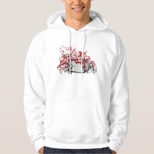 Cool Graffiti Fence.ai Hoodie