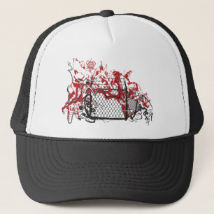 Cool Graffiti Fence.ai Trucker Hat