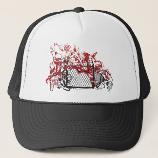 Cool Graffiti Fence.ai Trucker Hat