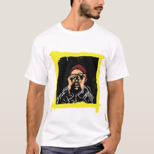 Cool Graffiti Illustration Art,  Funny Men Shirt