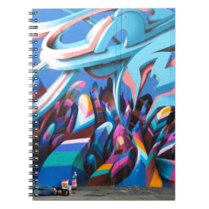 Cool Graffiti Wall Spiral Notebook