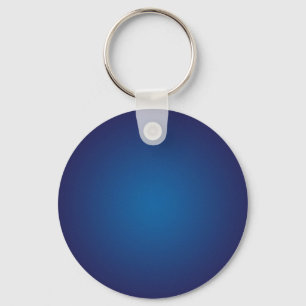 Cool Grainy Deep Blue Vignette Key Ring