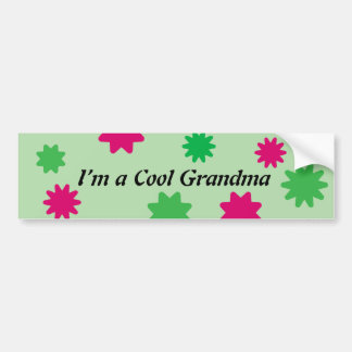 Cool Grandma Bumper Sticker