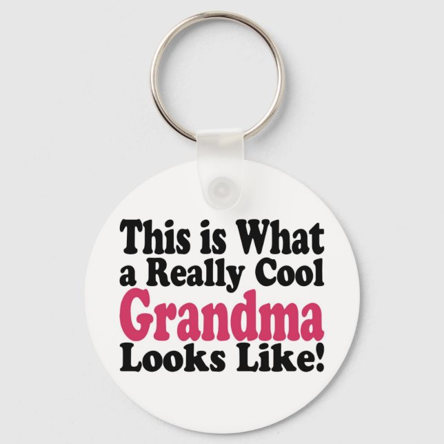Cool Grandma Key Ring (Front)