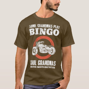 Cool Grandma Motorcycle Biker Motorbike Roadtrip L T-Shirt