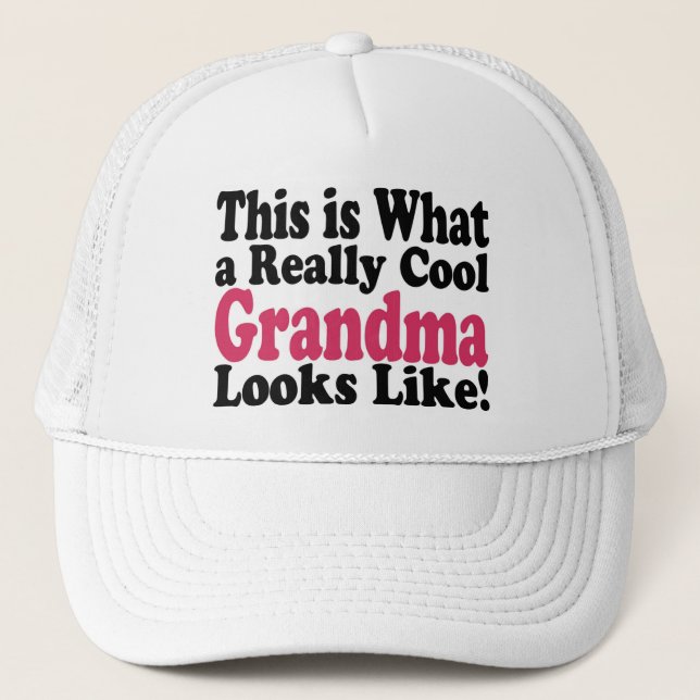 Cool Grandma Trucker Hat (Front)